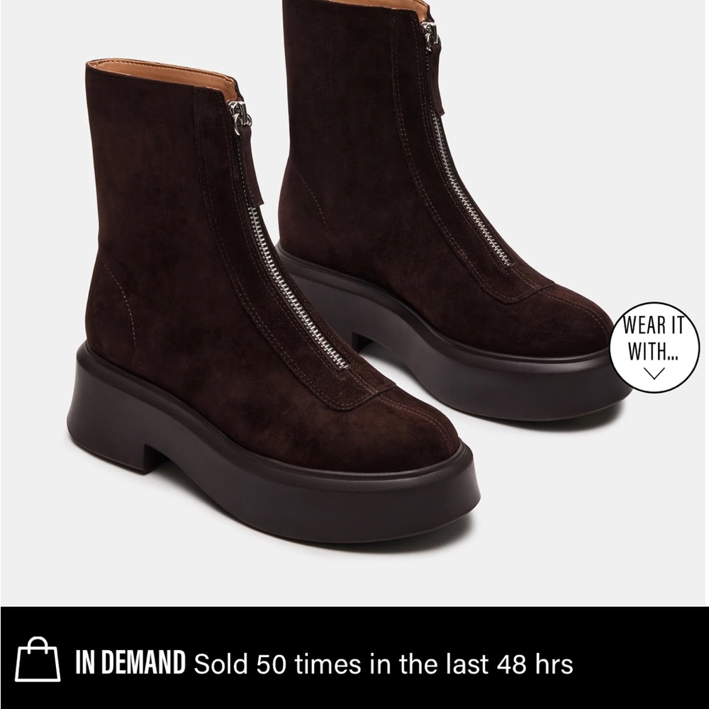 Steve Madden Jones Stylish Black Platform Ankle Boots